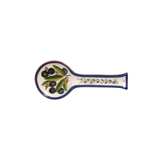 Alentejo Terracotta Spoon Rest - Olive Beige