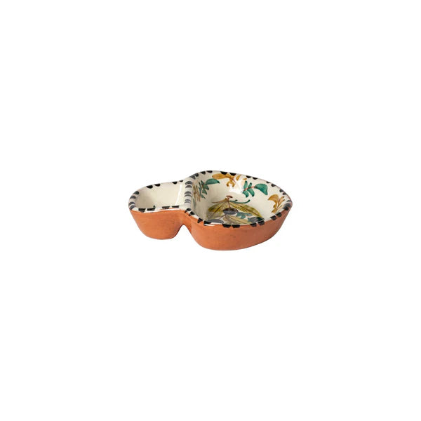 Alentejo Terracotta Small Olive Dish - Olive Beige