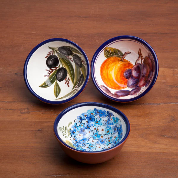 Alentejo Terracotta Dip Bowl - Olive Beige