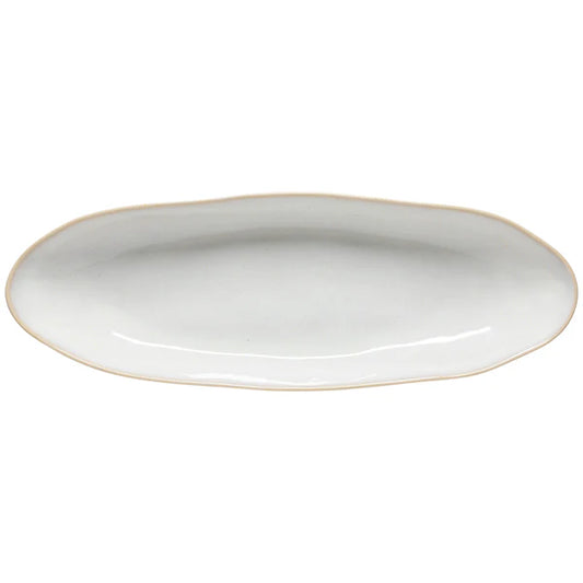 Brisa Large Oval Baker - Branca White