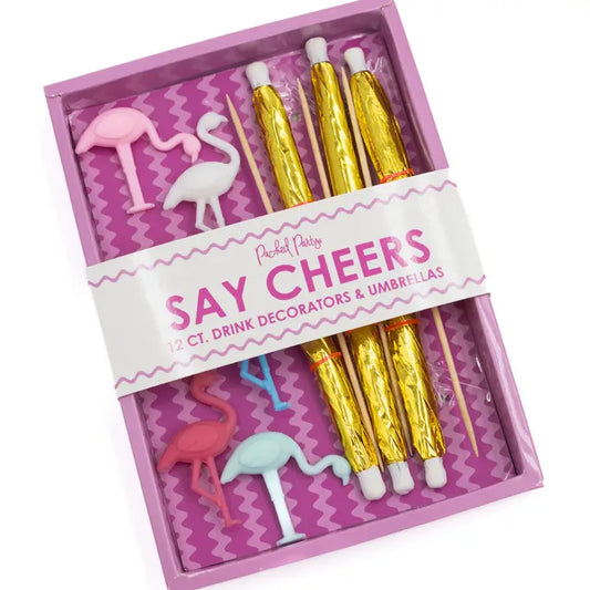 Flock & Flamingle Drink Stirrers Set