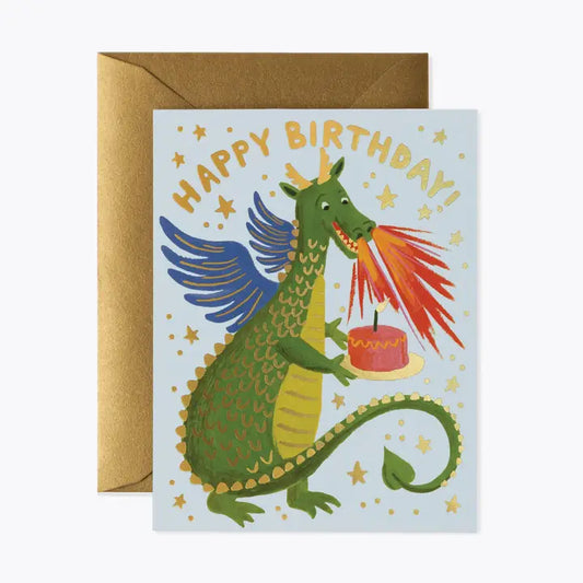 Rifle Paper Co Card - Birthday Dragon