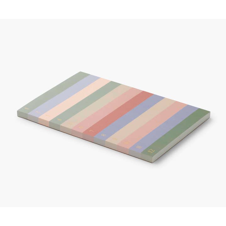 Rifle Paper Co Memo Pad - Numbered Muted Colorblock