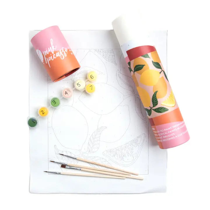 Paint by Numbers Kit - Be Zesty