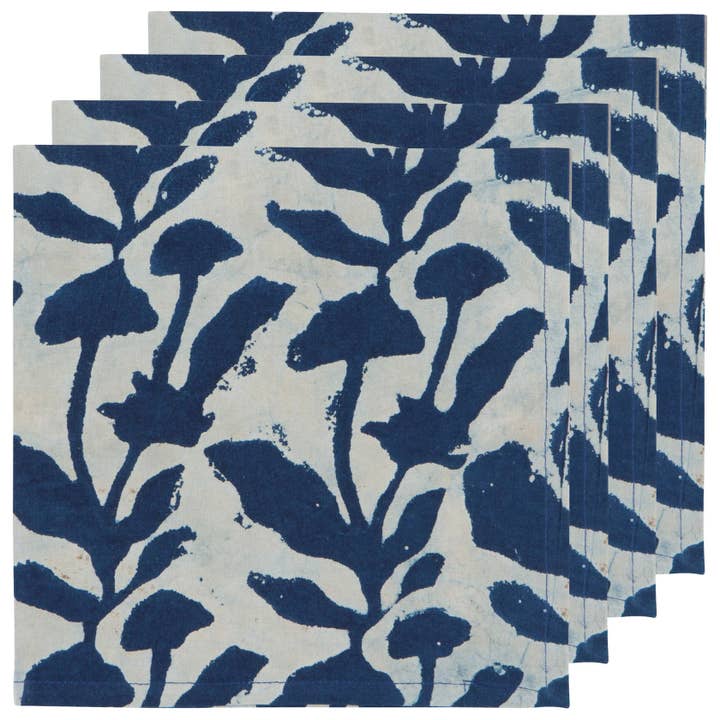 Block Print Napkins - Flourish