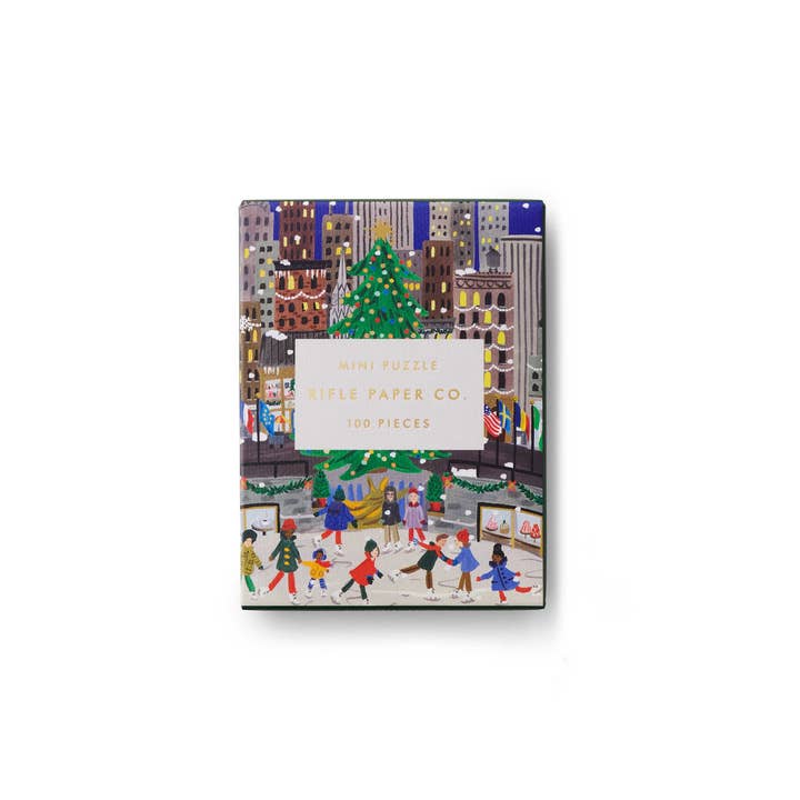 Rifle Paper Co Mini Puzzle - Nutcracker On Ice