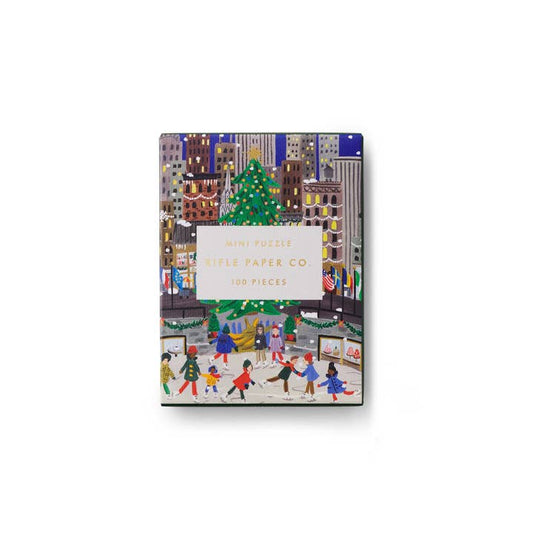 Rifle Paper Co Mini Puzzle - Nutcracker On Ice