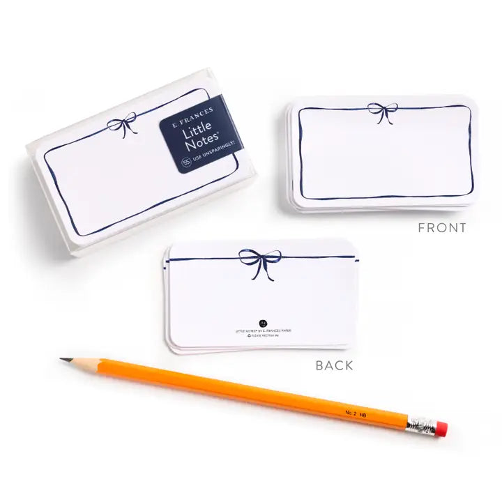 Little Notes - Navy Bow