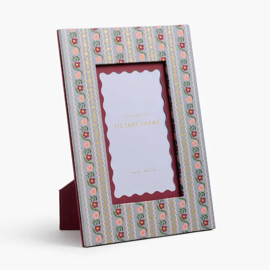 Rifle Paper Co 4x6 Paper Wrapped Picture Frame - Delphine