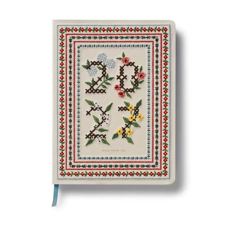 Rifle Paper Co 2027  12-Month Bookbound Planner - Heritage Sampler