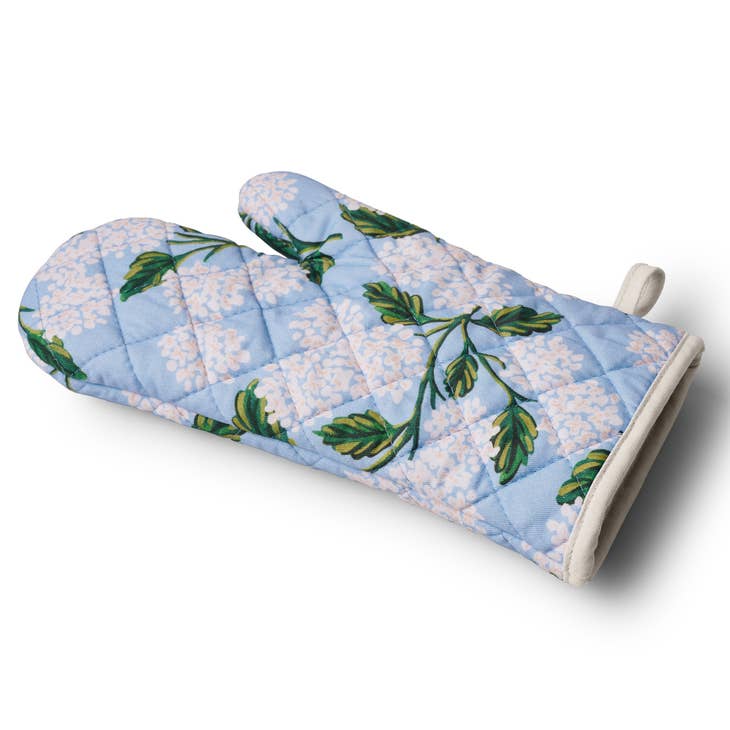 Rifle Paper Co Oven Mitt - Hydrangea