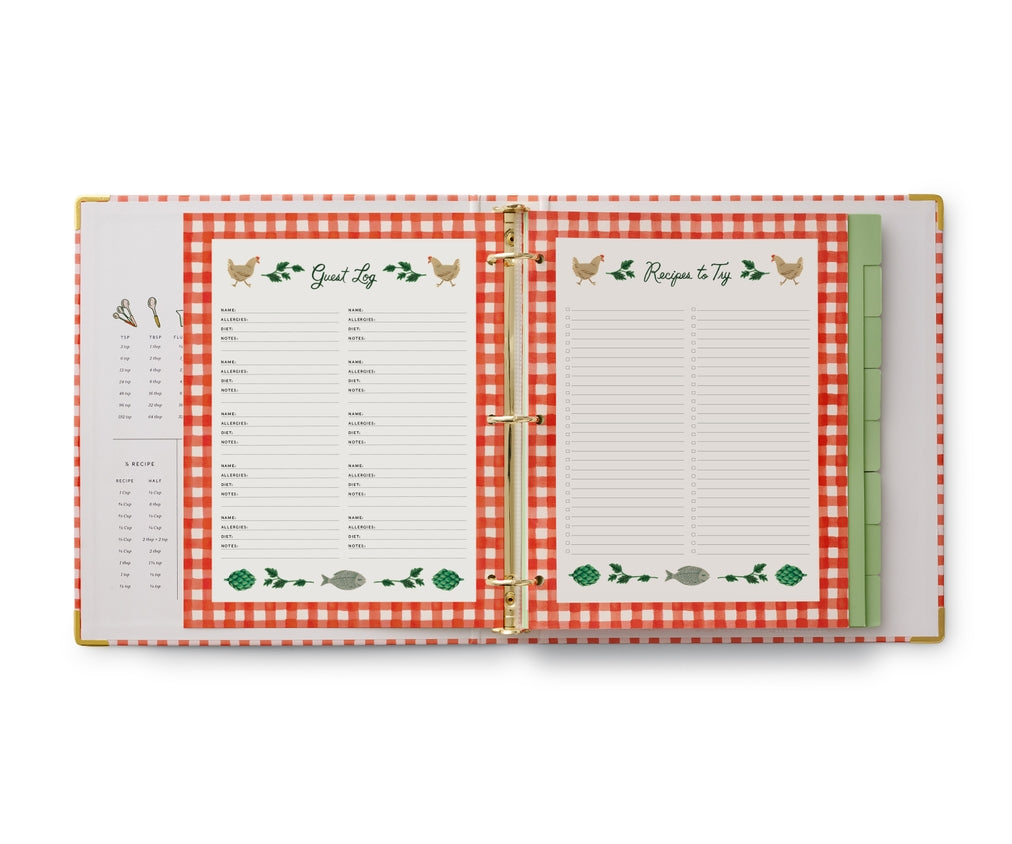 Rifle Paper Co Recipe Binder - Cherry Farm