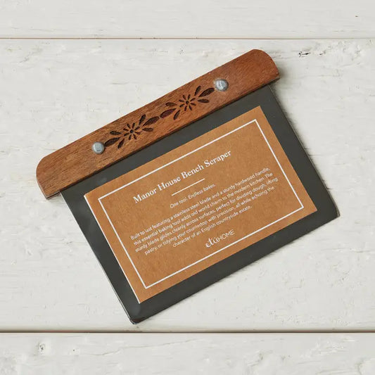 Bench Scraper - Wood Handle