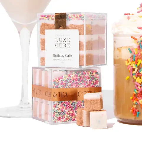 Luxe Mixology Cube - Birthday Cake