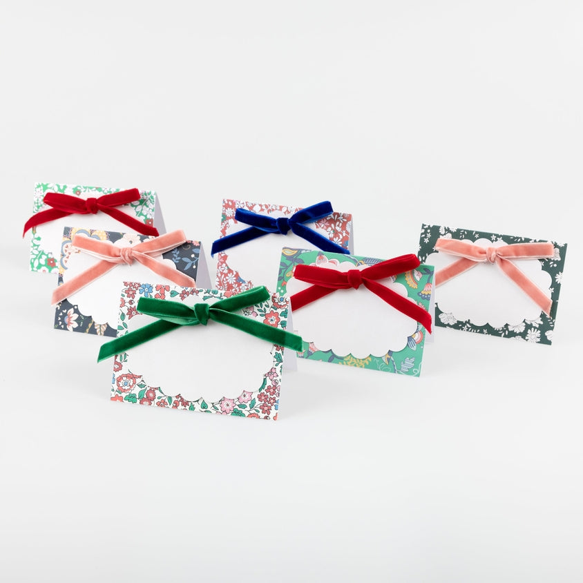 Meri Meri X Liberty Winter Place Cards