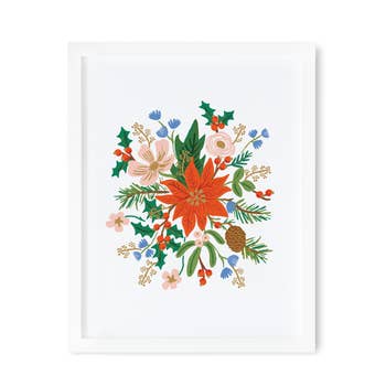 Rifle Paper Co 8x10 Art Print - Holiday Bouquet