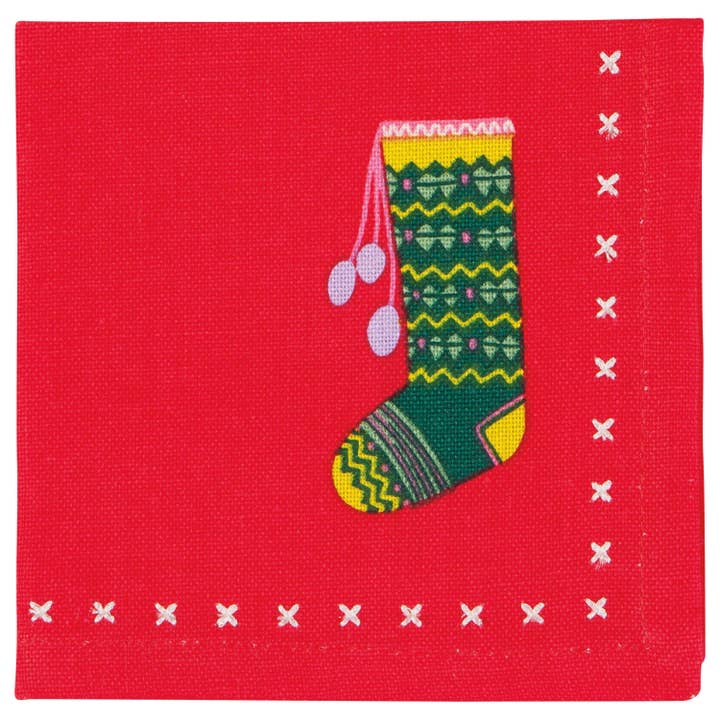 Cocktail Napkins - Winter Woolens