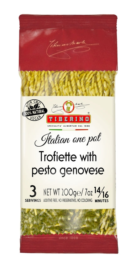 Trofiette with Basil Pesto