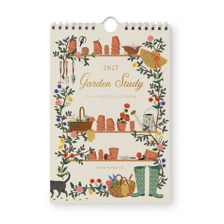 Rifle Paper Co 2027 Kitchen Calendar - Garden Study