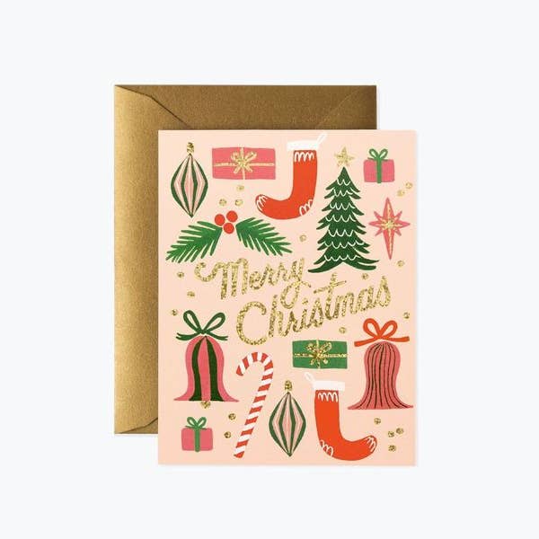 Rifle Paper Co Card - Deck The Halls