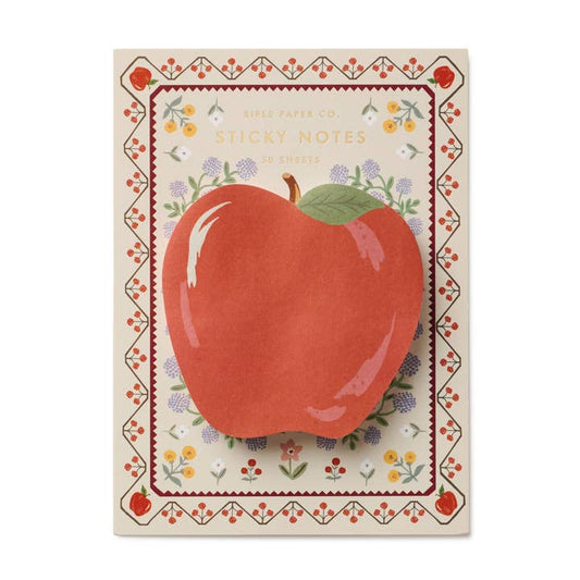 Rifle Paper Co Sticky Notes - Apple