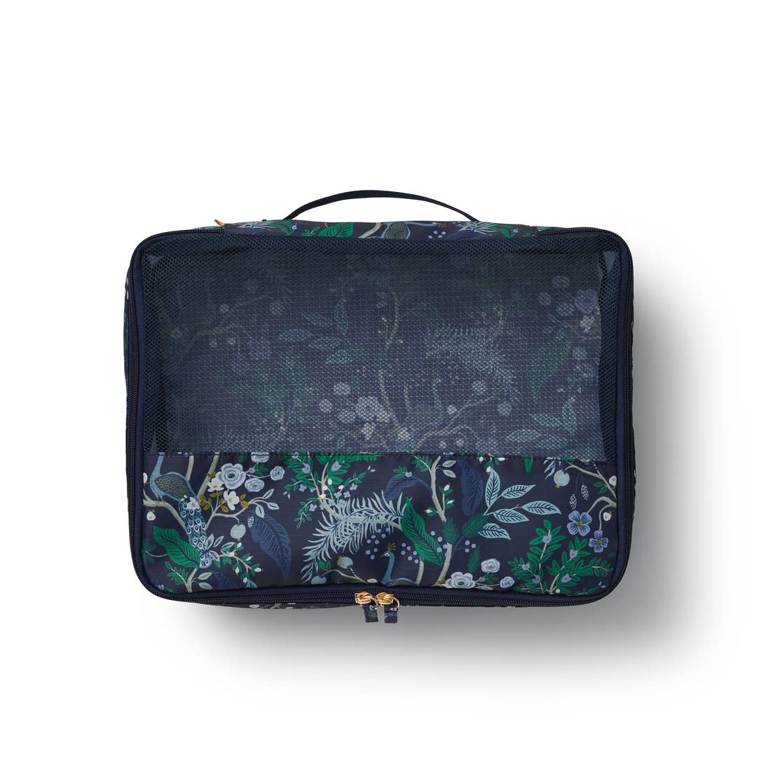 Rifle Paper Co Packing Cube Set -Peacock