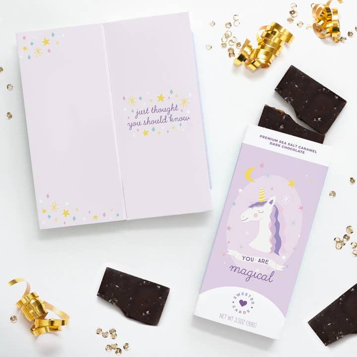 Chocolate-Filled Card - You Are Magical