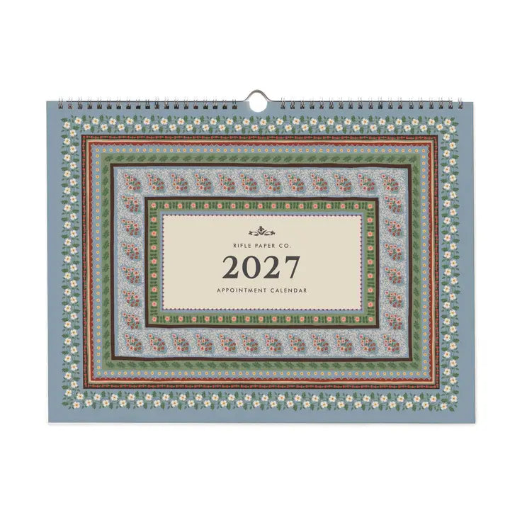 Rifle Paper Co 2027 Appointment Calendar - Paisley