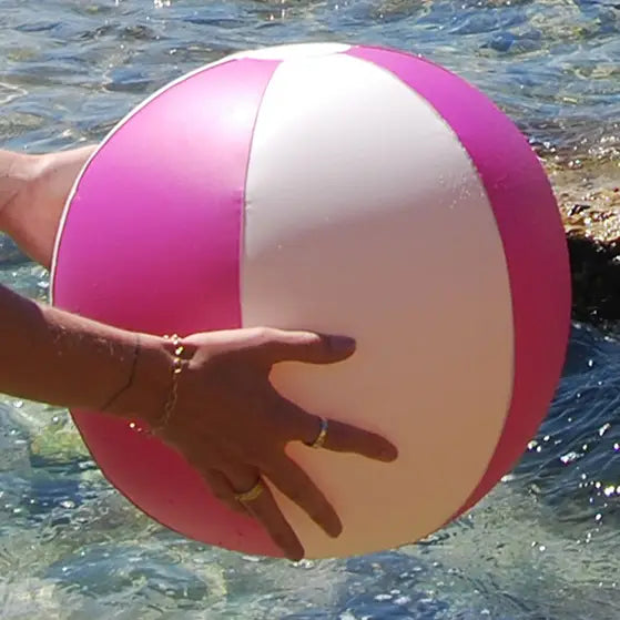 Inflatable Beach Ball - Pool Party Magenta