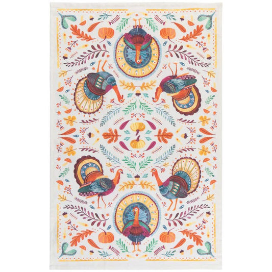 Autumn Plenty Tea Towel