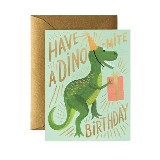 Rifle Paper Co Card - Dino-mite Birthday