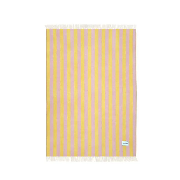 Candy Wrap Blanket -  Pink/Yellow