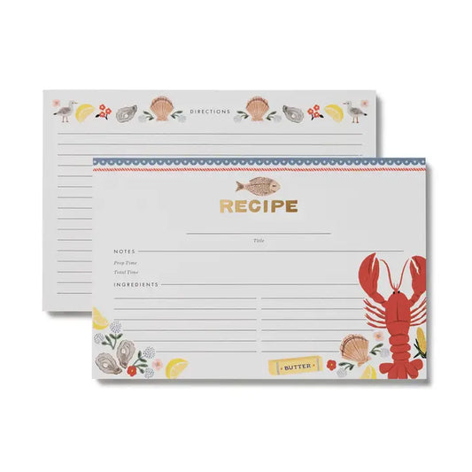 Rifle Paper Co Recipe Cards - Seaside