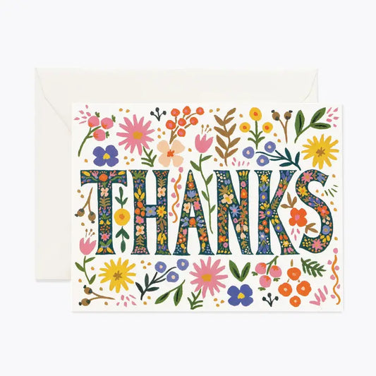 Rifle Paper Co Card - Floral Thanks