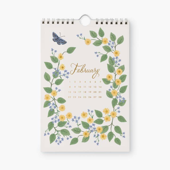 Rifle Paper Co 2026 Kitchen Calendar - Strawberry