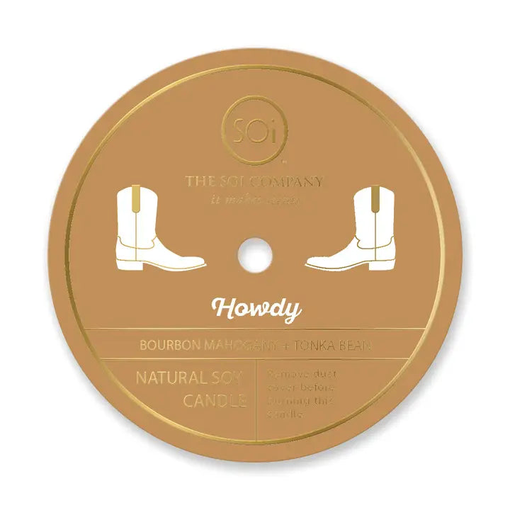 12 oz Icon Candle - Howdy