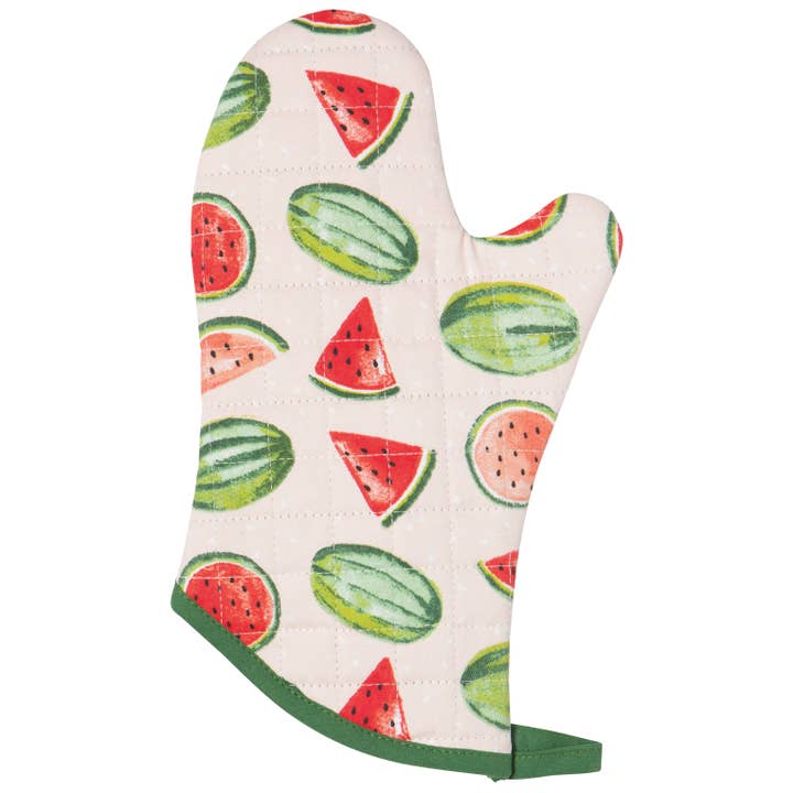 Pot Holder Oven Mitt Set - Watermelon