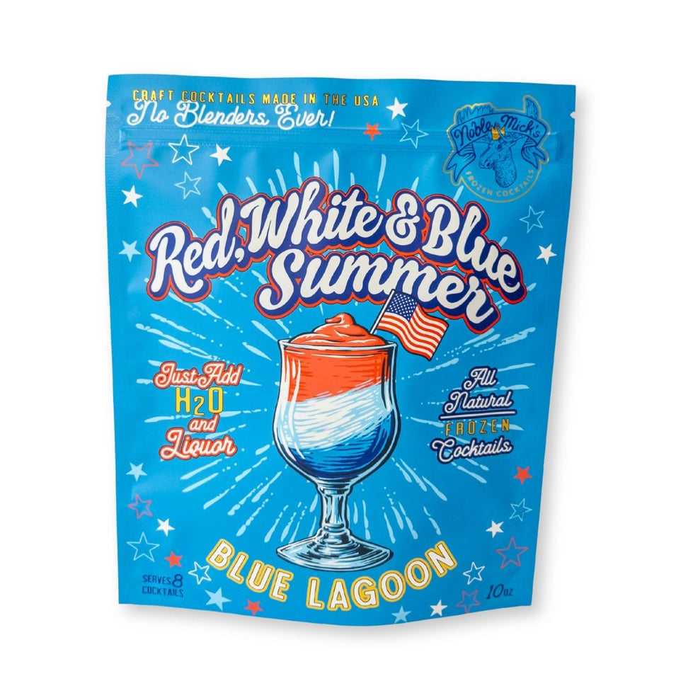 Red, White & Blue Summer Frozen Cocktail Kit - Blue Lagoon