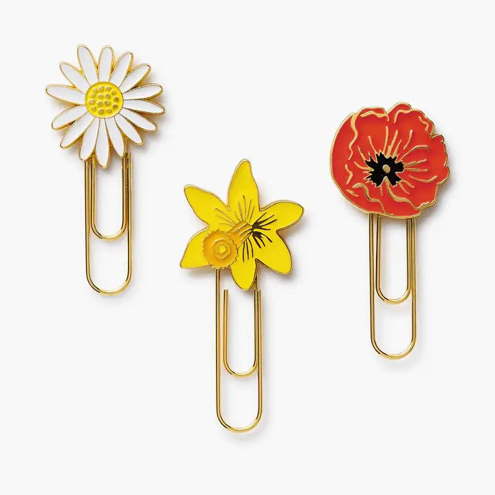 Rifle Paper Co Enamel Paper Clip Set - Garden Study