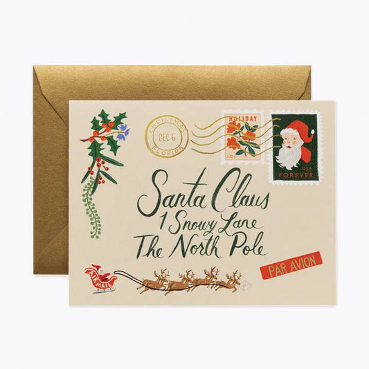 Rifle Paper Co Card Boxed Set - Santa Letter