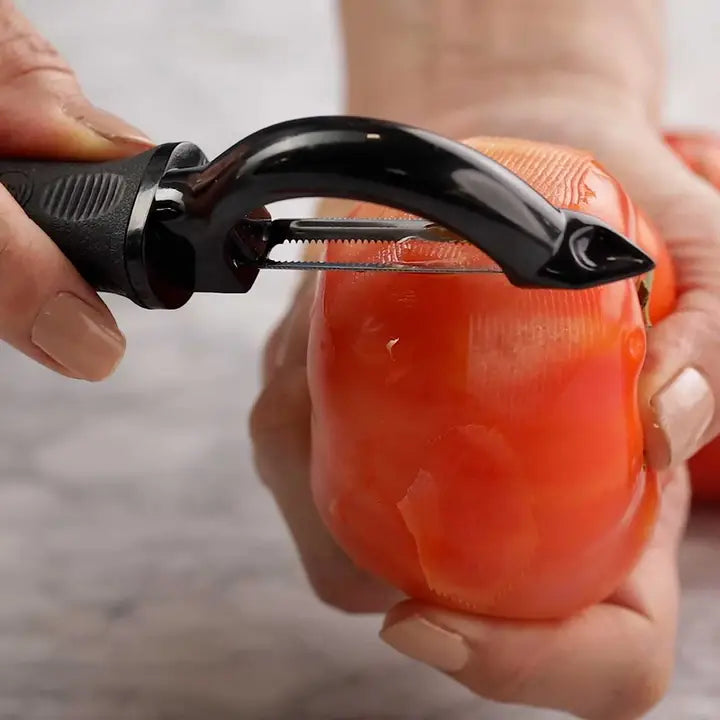 Perfectgrip Straight Peeler - Serrated Edge