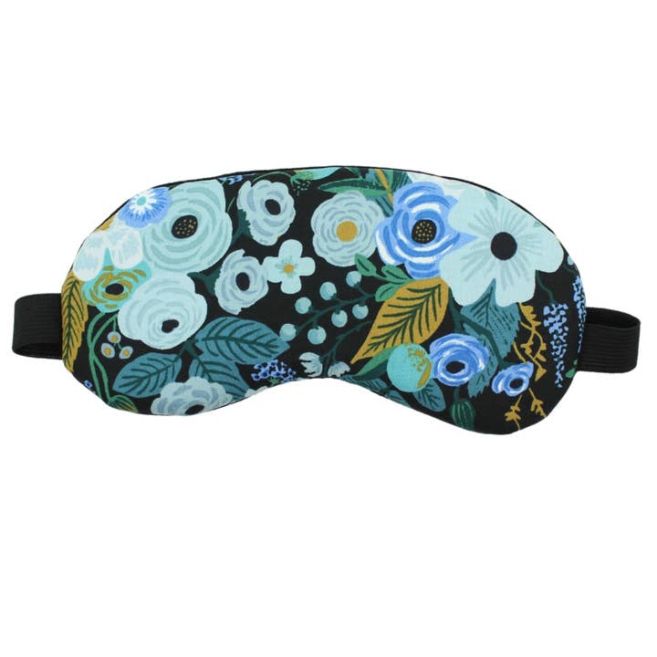 Eye Mask - Garden Party Blue