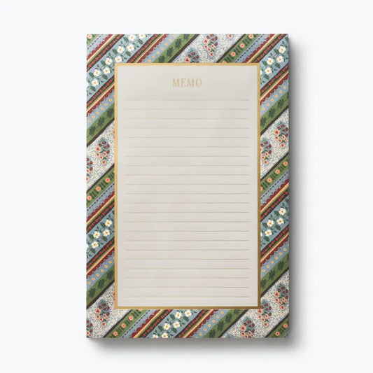 Rifle Paper Co Memo Pad - Paisley