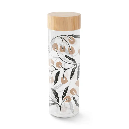 Glass Hydration Bottle - Blossom Vine
