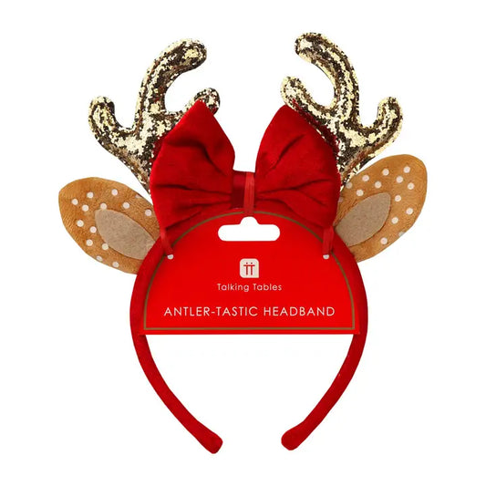 Brown Reindeer Headband