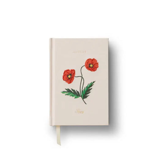 Rifle Paper Co Birth Month Mini Embroidered Journal - August