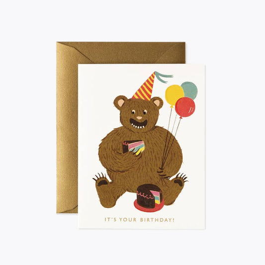 Rifle Paper Co Card - Birthday Bear