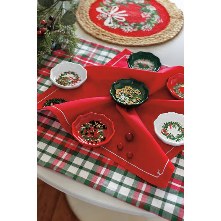 Napkin Set - Wreaths