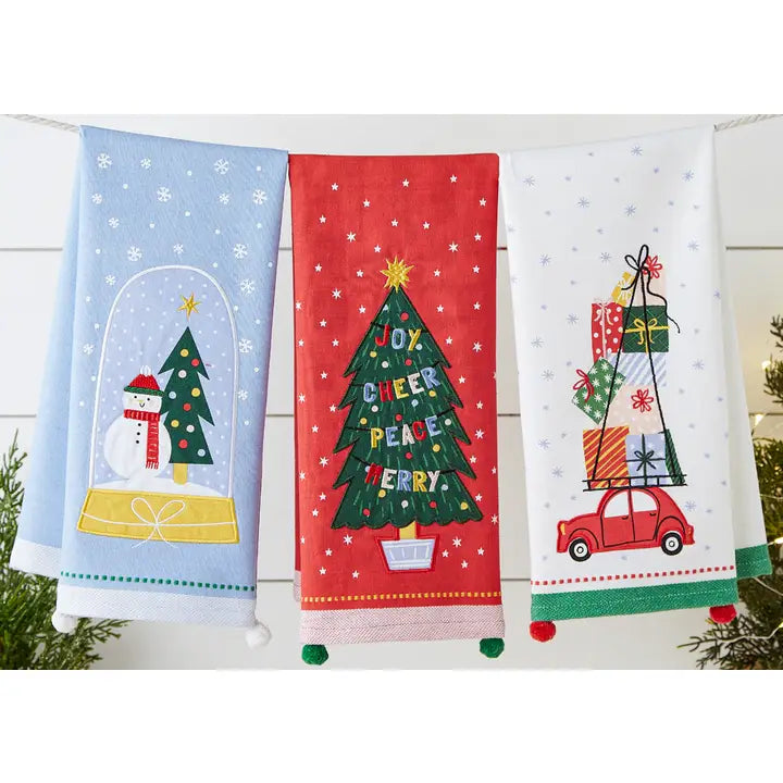 Holiday Hustle Tree Tea Towel