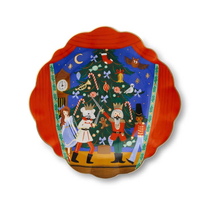 Rifle Paper Co Dessert Plate Set - Nutcracker